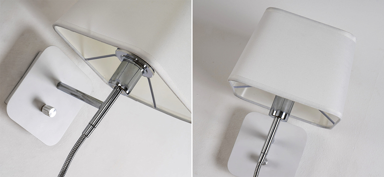 Бра с абажуром и гибким спотом Trumpet Lamp Бра с абажуром и гибким спотом Trumpet Lamp - Loft-Concept во Владивостоке