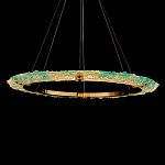 Люстра в форме кольца с цветочным декором Warm Heavenly Light варинант исполнения - 3 | Loft Concept во Владивостоке