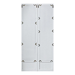 Зеркало-окно с эффектом старения в венецианском стиле Venetian White Mirror варинант исполнения - 2 | Loft Concept во Владивостоке