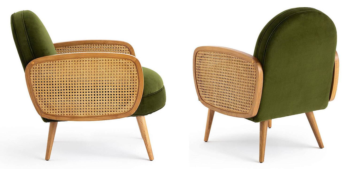 Кресло Morten Wicker Green Armchair Кресло Morten Wicker Green Armchair - Loft-Concept во Владивостоке