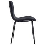 Стул черный с обивкой из велюра Black Archie Chair варинант исполнения - 1 | Loft Concept во Владивостоке