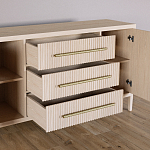 Буфет Primo с тремя ящиками и двумя фасадами Светлый дуб варинант исполнения - 5 | Loft Concept во Владивостоке