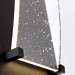 Настенный фонарь уличный прямоугольный черного цвета со стеклом с пузырьками Eurofase варинант исполнения - 5 | Loft Concept во Владивостоке