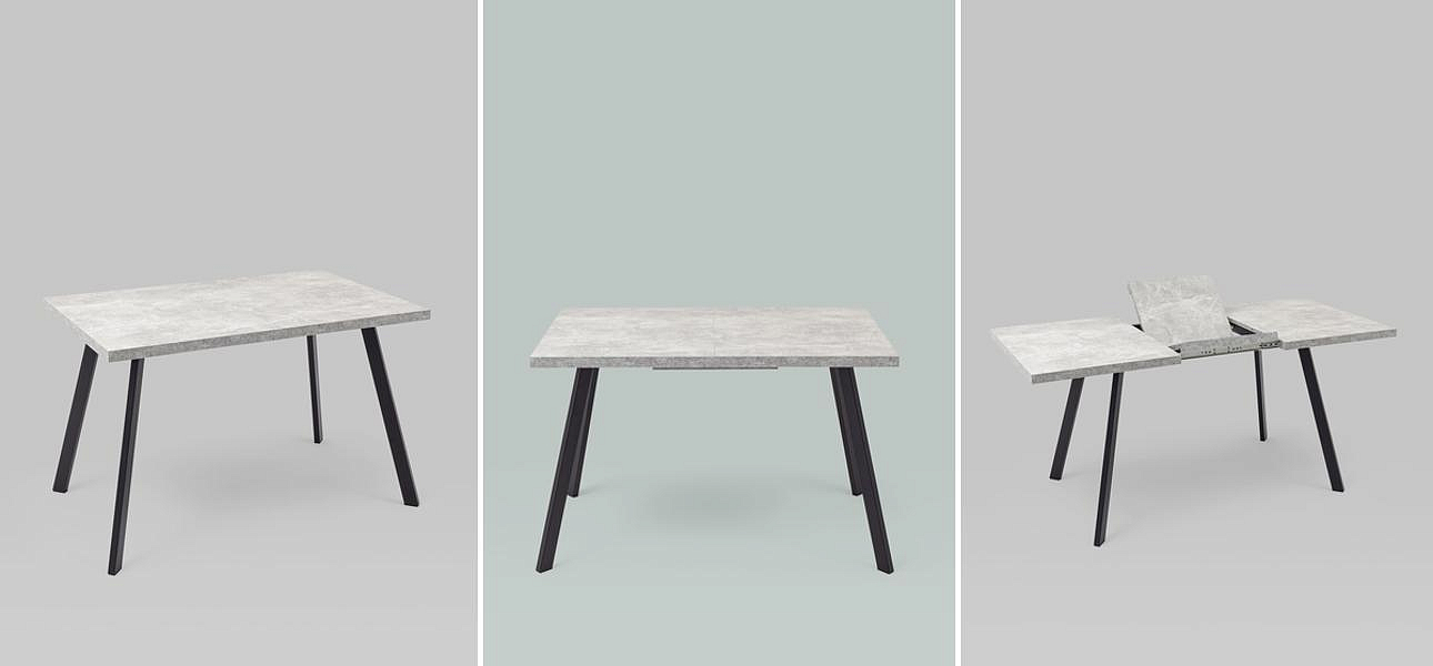 Стол обеденный Harris Collection столешница бетон Стол обеденный Harris Collection столешница бетон - Loft-Concept во Владивостоке