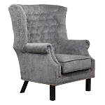 Кресло Charlie Armchair grey velour варинант исполнения - 1 | Loft Concept во Владивостоке