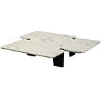 Стол журнальный низкий с фигурной столешницей Threshold варинант исполнения - 1 | Loft Concept во Владивостоке