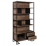 Стеллаж под TV в стиле лофт с открытыми полками и ящиками Urban Style Space варинант исполнения - 2 | Loft Concept во Владивостоке