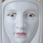 Ваза с золотисто-белыми фрагментами Faces of Imagination варинант исполнения - 6 | Loft Concept во Владивостоке