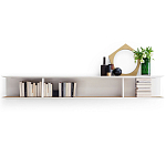 Дизайнерская подвесная полка Gio Ponti D.355.1 - D.355.2 Hanging Bookcase варинант исполнения - 1 | Loft Concept во Владивостоке