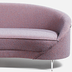 Диван Paulet Sofa Сиреневое Букле варинант исполнения - 1 | Loft Concept во Владивостоке