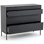 Комод из металла и кожи Guarin Chest of Drawers варинант исполнения - 3 | Loft Concept во Владивостоке