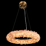 Люстра кольцевая с частичками натурального горного хрусталя Crystal Shimmer варинант исполнения - 1 | Loft Concept во Владивостоке