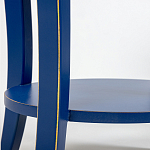 Синяя тумба на фигурных ножках Shelby варинант исполнения - 5 | Loft Concept во Владивостоке