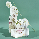 Шкатулка из эпоксидной смолы с цветами розовая Epoxy Resin Rectangular Box Pink варинант исполнения - 5 | Loft Concept во Владивостоке