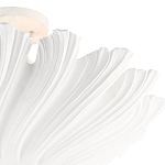Потолочный светильник белый с рельефным абажуром Feminine Shape варинант исполнения - 1 | Loft Concept во Владивостоке