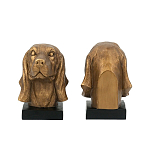 Держатель для книг с бронзовыми фигурками головы собаки Dog Elegance  варинант исполнения - 3 | Loft Concept во Владивостоке