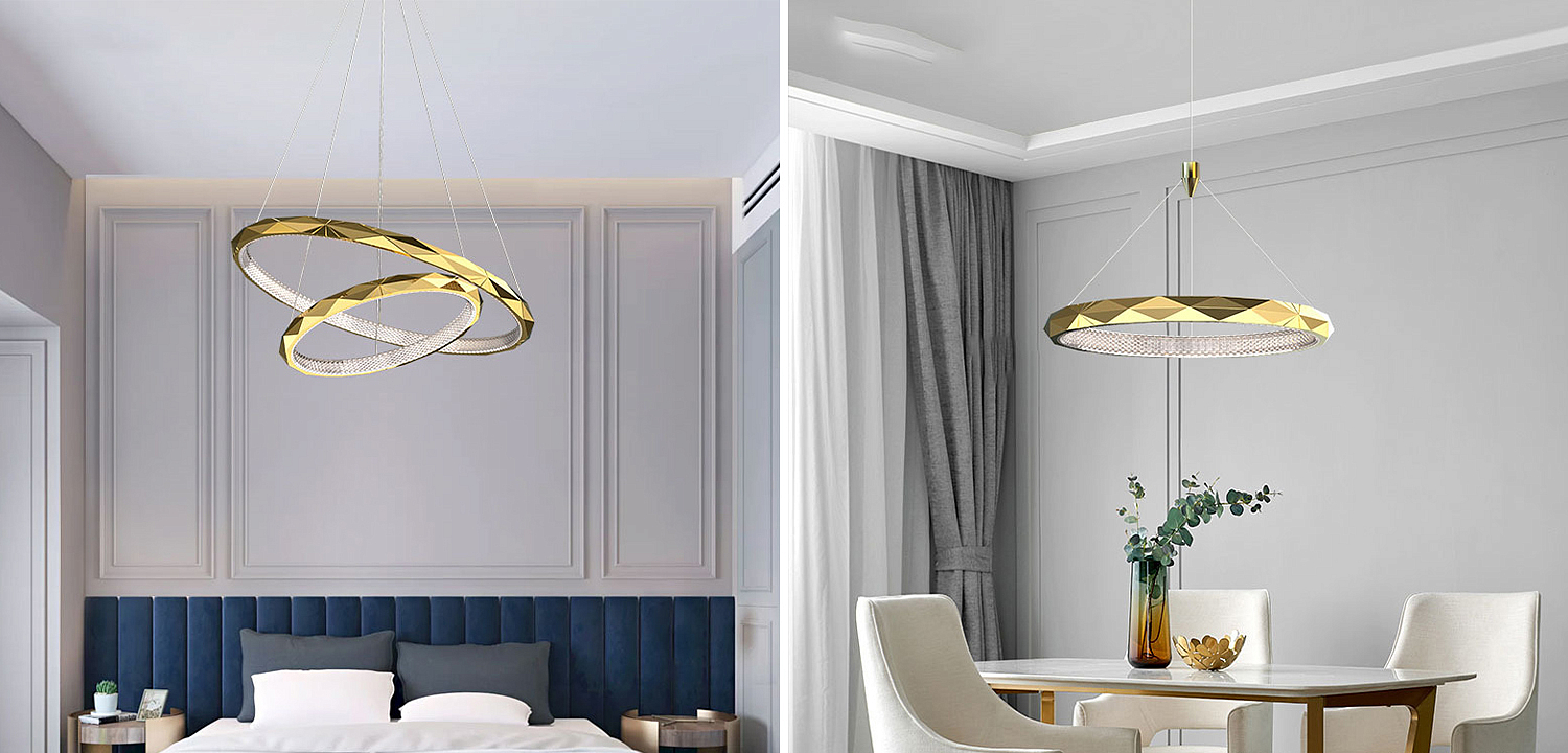 Люстра Horizontal Ring Gold Chandelier Люстра Horizontal Ring Gold Chandelier - Loft-Concept во Владивостоке