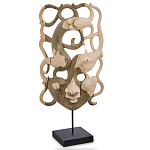 Маска ручной работы деревянная резная Roots Мask варинант исполнения - 1 | Loft Concept во Владивостоке