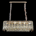 Люстра овальная с хрустальными подвесками Roul Crystal Light варинант исполнения - 1 | Loft Concept во Владивостоке