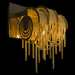 Бра с перфорированными металлическими дугами и цепочками 22 см Atlantis Chain варинант исполнения - 2 | Loft Concept во Владивостоке