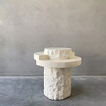 Дизайнерский журнальный стол цилиндрической формы фактурный Mylepen варинант исполнения - 1 | Loft Concept во Владивостоке