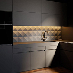 Гипсовая 3D панель с принтографией PM-104 варинант исполнения - 2 | Loft Concept во Владивостоке