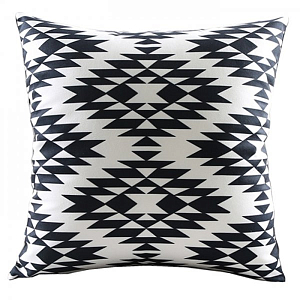 Декоративная подушка Black and White Pattern