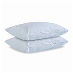 Постельное белье голубого цвета из перкаля с принтом 200х220 см Aurora Allure варинант исполнения - 2 | Loft Concept во Владивостоке