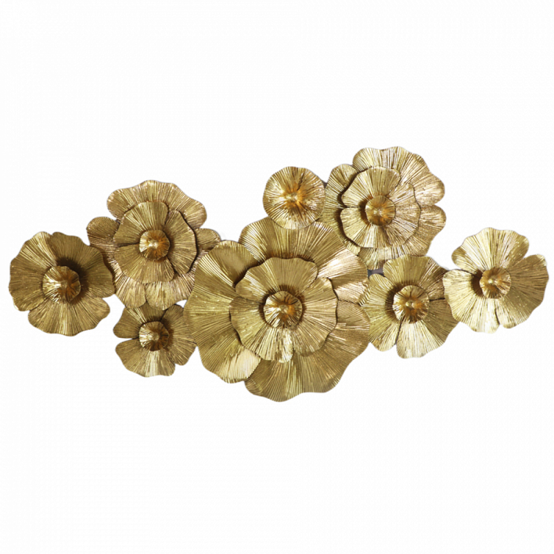 Панно настенное Blank Sheet Delicate Flower Золотой Панно настенное Blank Sheet Delicate Flower Золотой во Владивостоке | Loft Concept