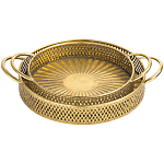Поднос железный Gold Mesh варинант исполнения - 1 | Loft Concept во Владивостоке
