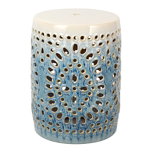 Керамический табурет Blue Openwork