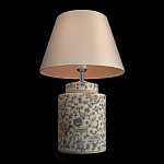 Настольная лампа цилиндрическая с цветочной росписью Lamp Flower Painting варинант исполнения - 5 | Loft Concept во Владивостоке