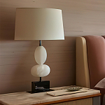 Настольная лампа на фигурном мраморном основании Conundrum варинант исполнения - 4 | Loft Concept во Владивостоке