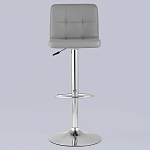 Барный стул с сиденьем серого цвета Honory варинант исполнения - 3 | Loft Concept во Владивостоке
