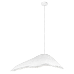 Подвесной светильник с асимметричным волнообразным абажуром и фактурной бахромой по краю Tactile Line варинант исполнения - 8 | Loft Concept во Владивостоке