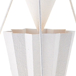 Люстра светодиодная белая геометрической формы с рифленым плафоном White Geometric Lamps варинант исполнения - 2 | Loft Concept во Владивостоке