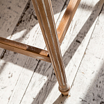 Барный стул из массива бука светло-зеленый с растительным орнаментом Raffael Angel Green Bar stool варинант исполнения - 5 | Loft Concept во Владивостоке