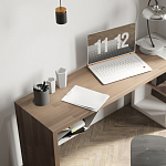 Письменный стол прямоугольный с полочкой под столешницей EcoComb варинант исполнения - 3 | Loft Concept во Владивостоке