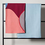 Плед из хлопка с абстрактным принтом Elysian Flow Ember варинант исполнения - 6 | Loft Concept во Владивостоке