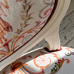 Стул из массива бука бежевый с растительным орнаментом Raffael Angel Beige Chair варинант исполнения - 3 | Loft Concept во Владивостоке