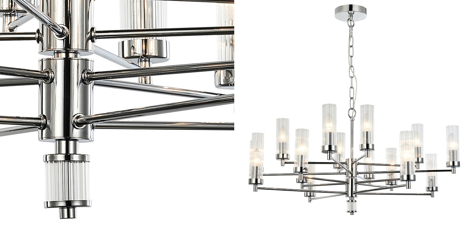 Люстра Jeanette Chandelier Chromium 85 Люстра Jeanette Chandelier Chromium 85 - Loft-Concept во Владивостоке