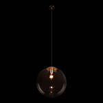 Подвесной светильник со стеклянным прозрачным плафоном в форме шара и золотыми металлическим акцентами 30 ClassiCon варинант исполнения - 3 | Loft Concept во Владивостоке