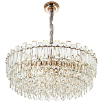 Круглая многоярусная люстра с хрустальным декором Cascade Waterfall Chandelier 18 варинант исполнения - 2 | Loft Concept во Владивостоке