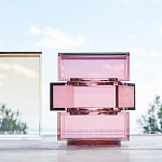 Стол журнальный в форме кубов Acrylic Furniture Lumina Crimson Clarity варинант исполнения - 9 | Loft Concept во Владивостоке