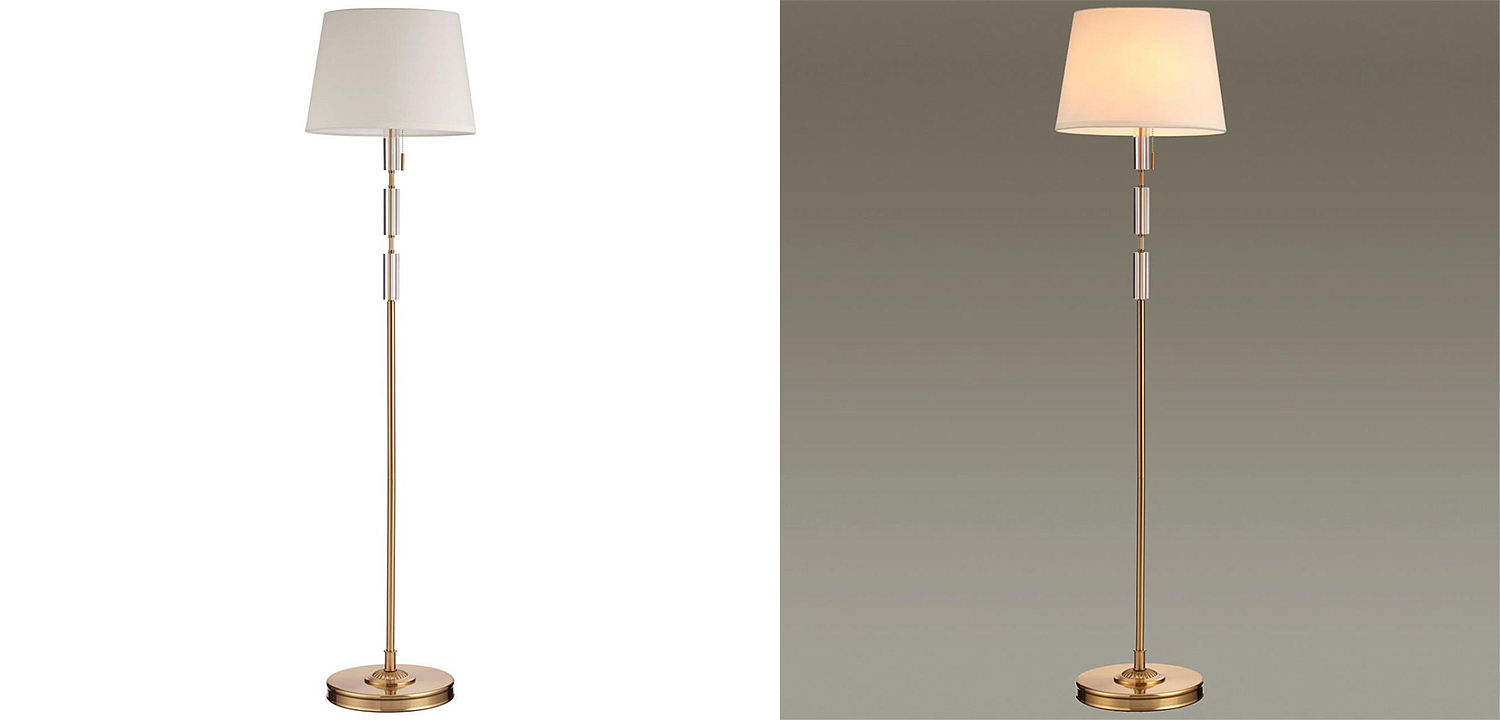Торшер Ramona White Floor lamp Торшер Ramona White Floor lamp - Loft-Concept во Владивостоке
