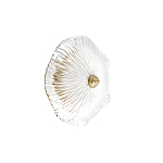 Бра в форме прозрачного стеклянного цветка с рельефной текстурой Textured Glass варинант исполнения - 7 | Loft Concept во Владивостоке