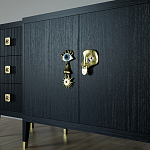 Большой Комод-буфет Elsa Dreams Black с ящиками варинант исполнения - 2 | Loft Concept во Владивостоке