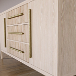 Буфет Primo с тремя ящиками и двумя фасадами Светлый дуб варинант исполнения - 7 | Loft Concept во Владивостоке