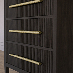 Комод Primo с 3 выдвижными ящиками Темный орех варинант исполнения - 3 | Loft Concept во Владивостоке