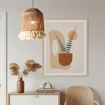 Люстра круглая плетеная с кисточками Small Solar Glow варинант исполнения - 1 | Loft Concept во Владивостоке